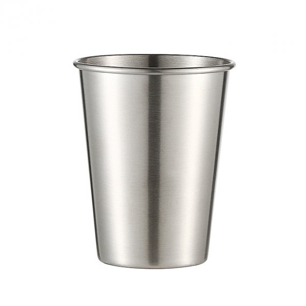 Stainless steel cup to drink fruit juice glass beer mug section Home Travel Tools