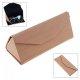 Portable triangular fold protection glasses box sunglasses / glasses with a strong magnet and microfiber sheath