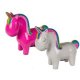 Unicorn ceramic with rainbow mane and tail new pink or white