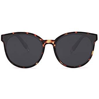 Round Sunglasses for Women Mirrored Lens