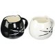 Cat ceramic cat cup coffee cup, black