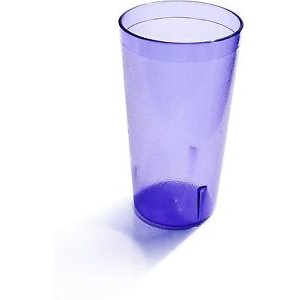 16 OZ blue glass crack Restaurant