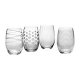 Cheers stemless wine, 17 ounces, set 4