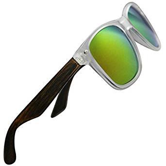 Polarized Wooden Sunglasses for Men & Women with  UV Blocking, HD Lenses