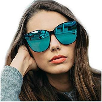 Sunglasses for Women, Polarized Oversized Fashion Vintage Eyewear for Driving Fishing -  UV Protection