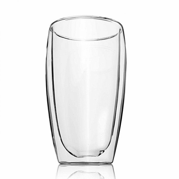 Heat-resistant borosilicate glass double glass mugs