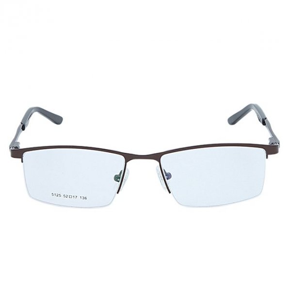 Plastic and Metal Reading Glasses - Dark Gray