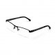 Men Half Rimless Rectangular Non-prescription Glasses Frame Clear Lens Eyeglasses