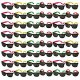 48 Pair Neon Party Toy 80's Sunglasses - Pool Party - Beach Party Favors by Funny Party Hats