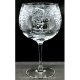 Wisteria flower glass gin wine glass drinking water cup