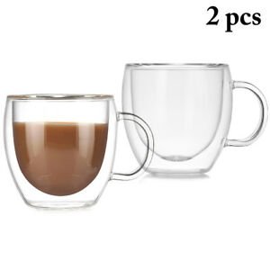 Espresso coffee cup 5.1Oz double glazed coffee cup mugs