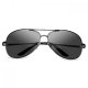 Male Female aviator full mirror sunglasses polarized anti-glare glasses gray